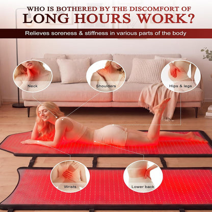 Red Light Therapy Mat for Full Body, Medical-Grade TPU,FSA&HSA Eligible — product view 5