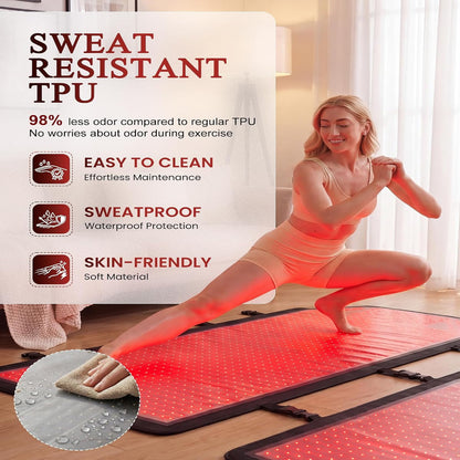 Red Light Therapy Mat for Full Body, Medical-Grade TPU,FSA&HSA Eligible — product view 7
