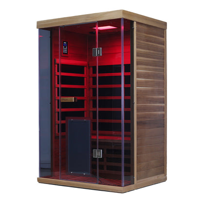 Wizzisauna 2 Person Red Cedar Far Infrared Sauna