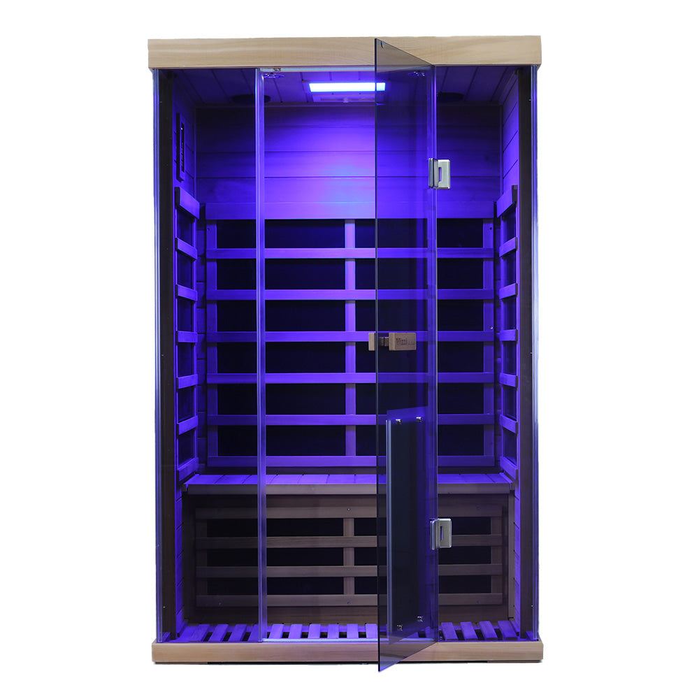 Wizzisauna 2 Person Red Cedar Far Infrared Sauna