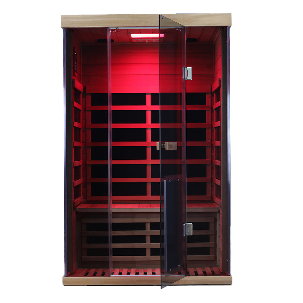 Wizzisauna 2 Person Red Cedar Far Infrared Sauna