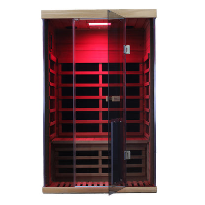 Wizzisauna 2 Person Red Cedar Far Infrared Sauna