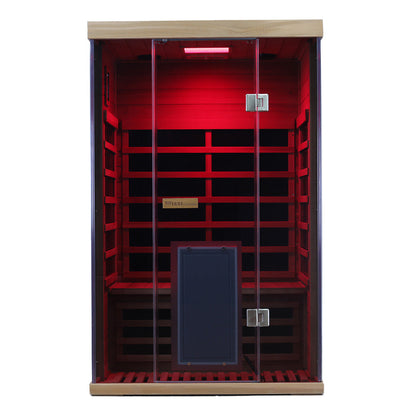 Wizzisauna 2 Person Red Cedar Far Infrared Sauna