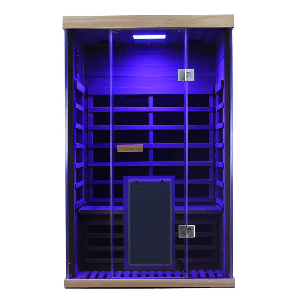 Wizzisauna 2 Person Red Cedar Far Infrared Sauna