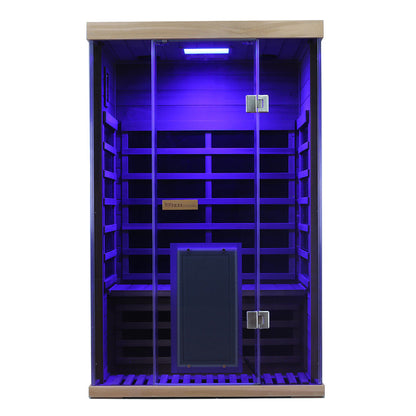Wizzisauna 2 Person Red Cedar Far Infrared Sauna